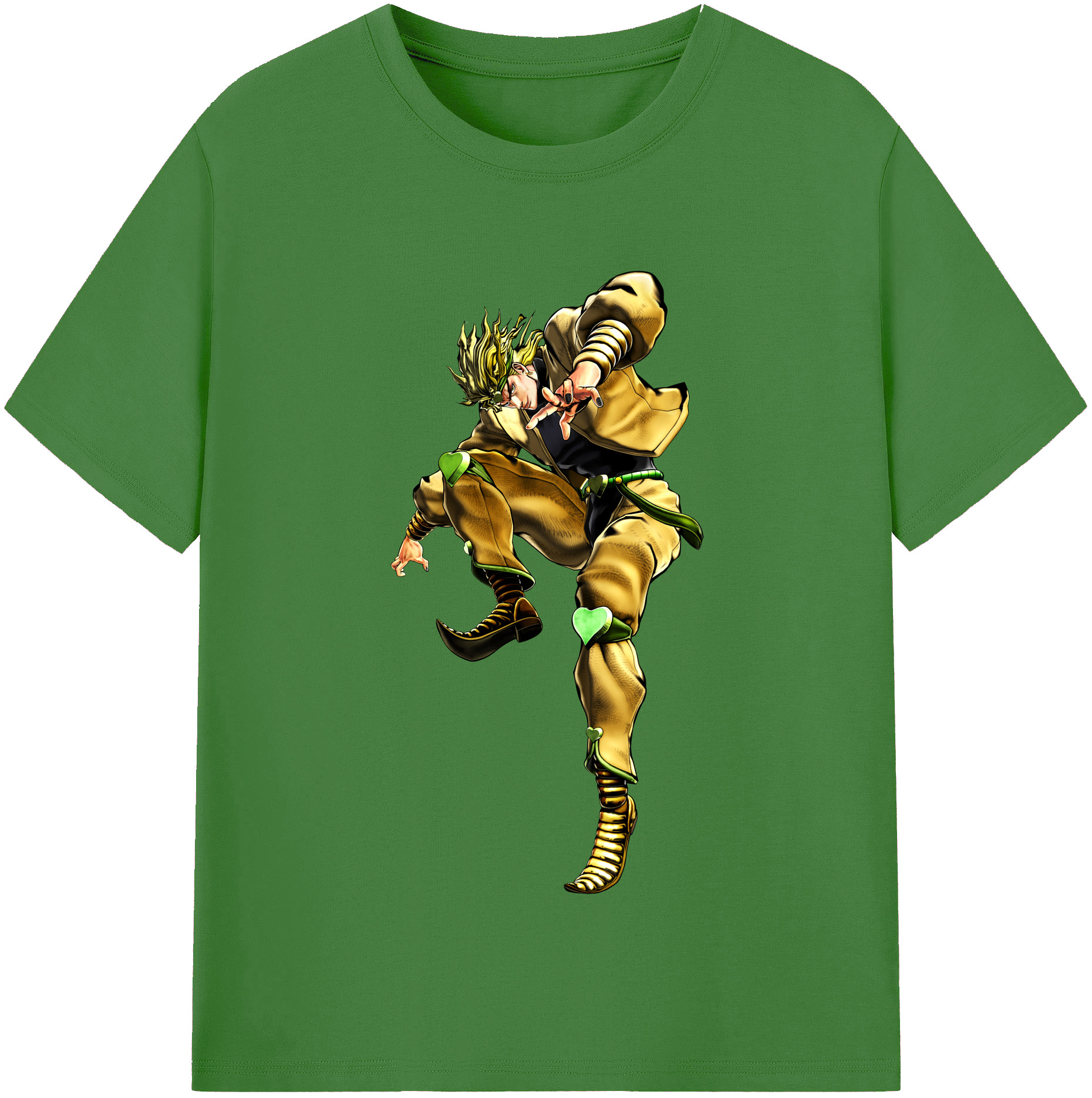 （画像用） ジョジョの奇妙な冒険 ディオ?ブランドー JoJo's Bizarre Adventure Dio Brando レディースカジュアルプリントTシャツ（綿100％）